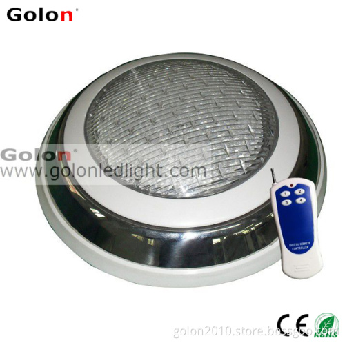 40W Wall Mounted LED Pool Light 558PCS F5 LEDs White, AC12V RGB, Blue, RGB Remote Controller Stainless Casing